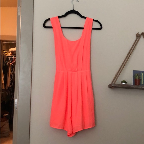 Altar'd State Other - Bright Pink romper Altar'd State Other - Bright Pink romper